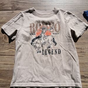 Rodeo Legend Kids Tan T-Shirt